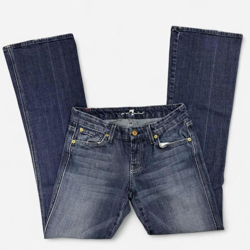 vintage low rise flare jeans